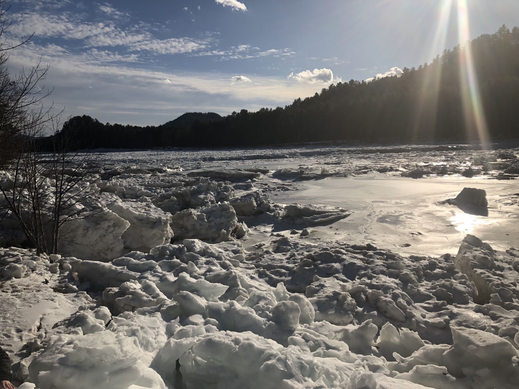 Hudson ice